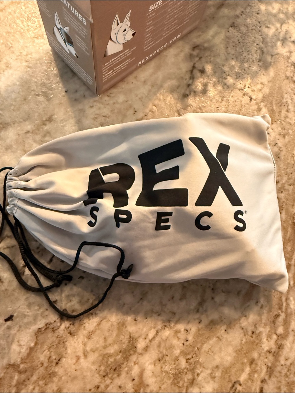 Rex Specs Dog Goggles Small Wide Apollo Blue w/ Clear & Smoke Lenses - Picture 2 of 8